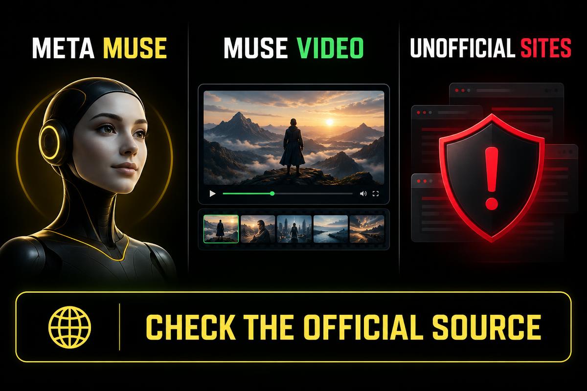 Comparison of Meta Muse, Muse Video and unofficial Muse websites